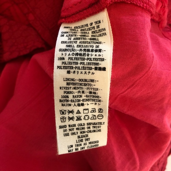 Free People Wherever You Go Red Eyelet Mini Dress - Picture 13 of 14